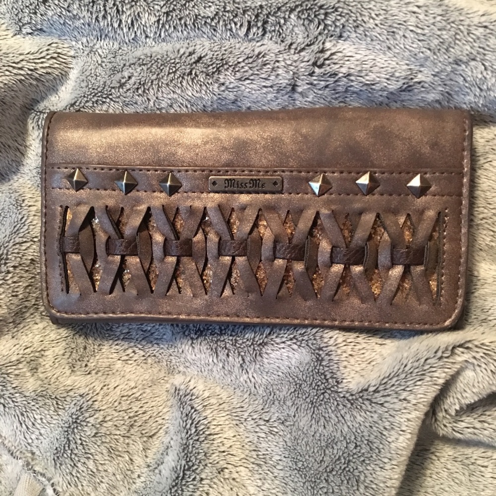 Miss Me tri fold wallet